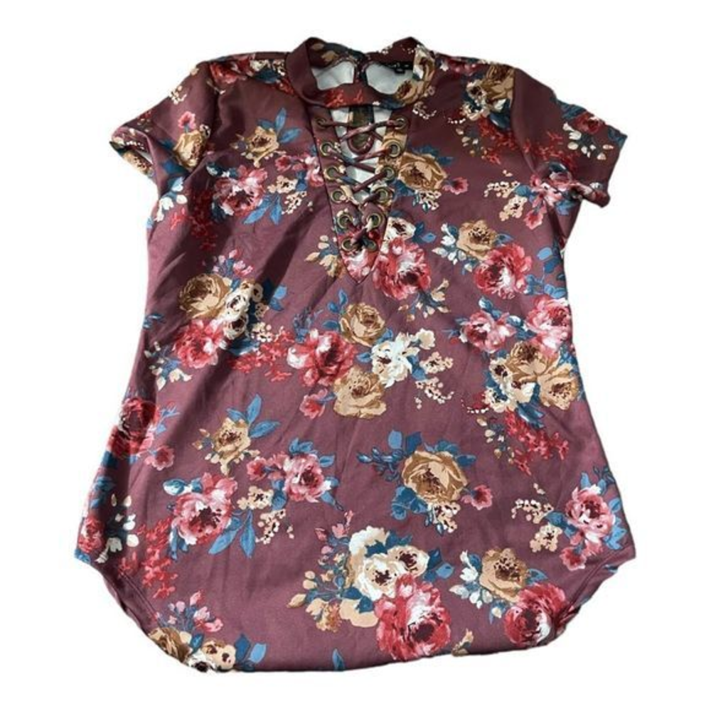 Floral‎ Print Blouse Size 2x
